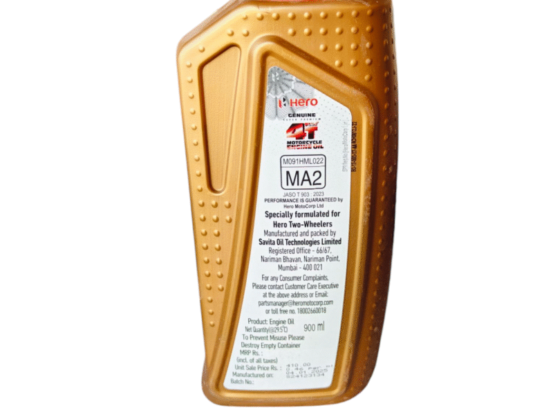 Hero Bike Engine oil 900 ml